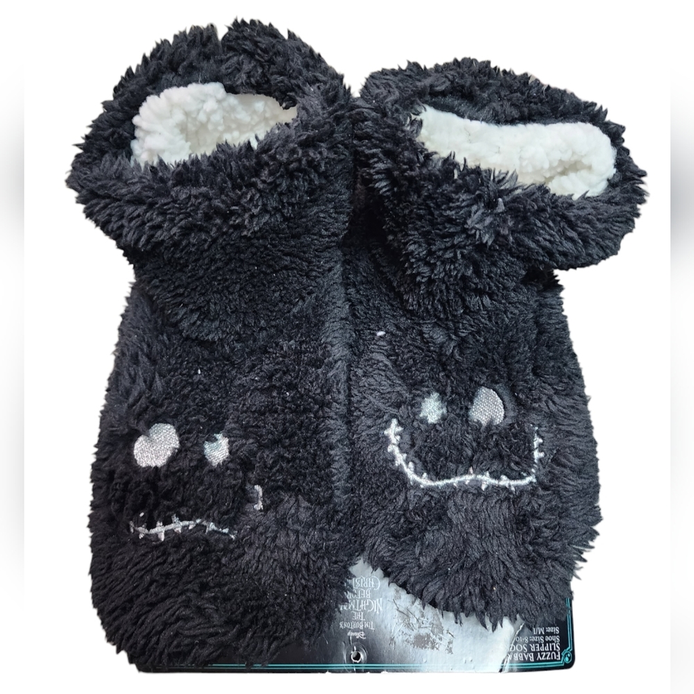 The Nightmare Before Christmas Babba Slipper Socks Size Med/Large NWT